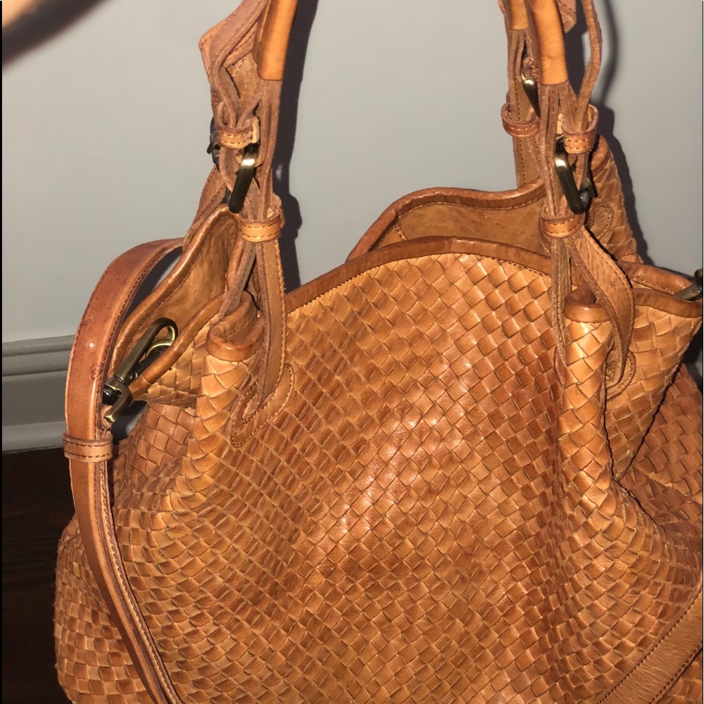 Genuine leather Valentina hobo bag